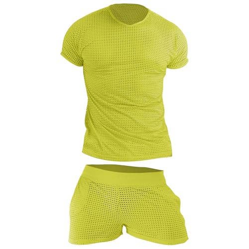 Tirador Men's Swim Set – Quick-Dry T-Shirt & Swim Shorts Combo – Ideal for Beach & Pool