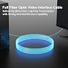 RUIPRO 8K Detachable Full Fiber Optic Armored 8K60Hz Cable 1.4, 6FT, 32.4 Gbps, Supports 4K@144Hz, HDR, HDCP 2.2&2.3, FreeSync & G-Sync, Compatible with RTX 4090/3090 Ti/RX 7900 XTX