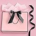 JMANNI Gift Bags with Handles, 13” Medium Mothers Day Gift Bag for Presents, 1 Pcs Bags with 2 Tissue Paper and 1 Cards for Baby Shower Wedding Bridal Shower Mother's Day Birthday Party (Black-Pink)