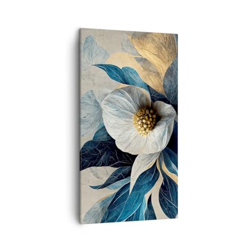 Quadri Moderni Soggiorno Fiore Elegante Pezzo Quadro su Tela Verticale 45x80cm Stampe da Parete Camera da Letto Cucina 1 pezzo Wall Art Canvas Piccoli Decorazione Murale Grafica Immagini PA45x80-5594