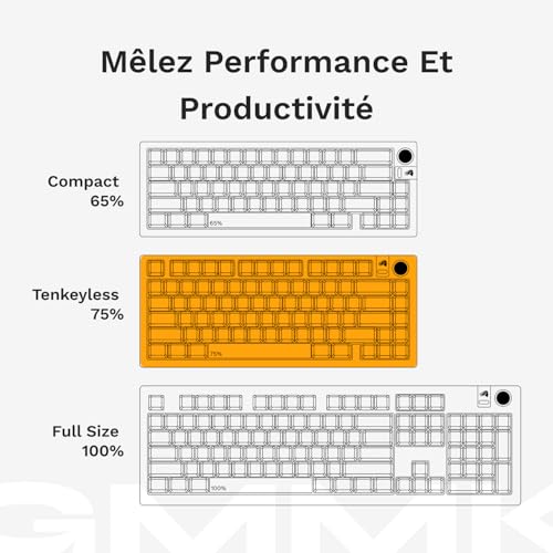 GMMK 3 Pro Barebones : kit clavier personnalisé 75% ISO Glorious Gaming