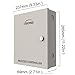 Visionis FPC-6130 Two Doors Access Control Time Attendance TCP/IP Wiegand Controller Box, Black Indoor/Outdoor Card Reader Computer Based Software Included Compatible 20,000 Users Kit