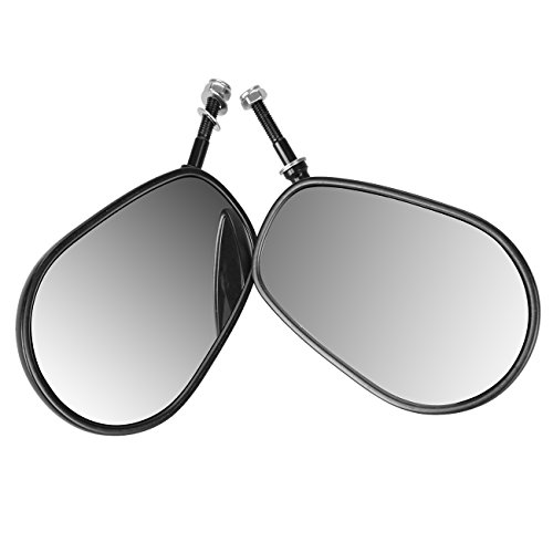Iglobalbuy 8Mm Thread Teardrop Rearview Side Mirrors For Harley Davidson Harley Road King Fatboy Touring Xl 883 Softail Xl Flhtc (Black) #TOP1