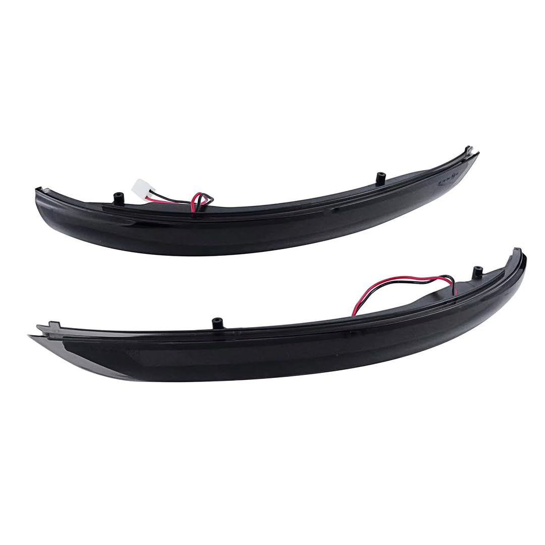 Rufutle Side Marker Lights for VW Touareg 7L 2007-2010, Dynamic Wing Mirror Indicator Turn Signal Light