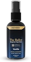 Menhood The Baller- Fresh Spray for Men Private Parts | Intimate Perfume | Intimate Wash | All Day Fresh| Prevents Itching, Sweating and Irritation Down There | 100 ML (Fragrance - Vanilla)