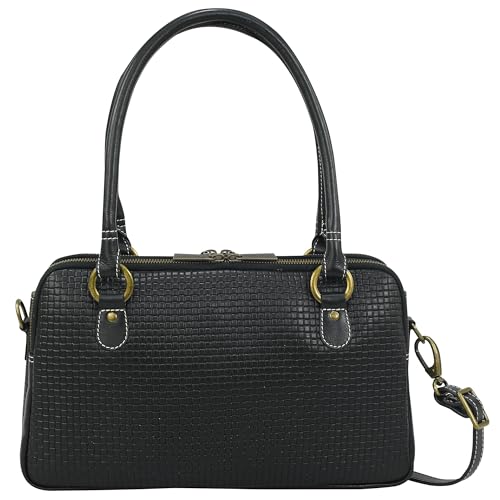Image of Anna by Anuschka Women's Hand-Painted Genuine Leather Multi Compartment Satchel