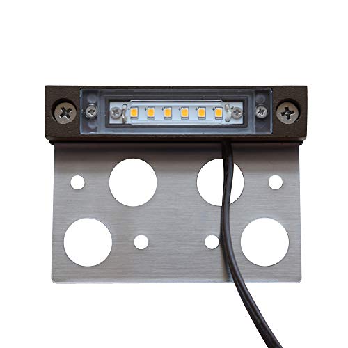 Gkoled 4 Inches Led Hardscape Light, Paver Wall Light, 2W 2700K Led Light Source, Outdoor Step Light, Solid Powder Coated Die-Cast Aluminum Housing, Low Voltage 12V Ac/Dc, Pack Of 4, Ul Listed #TOP5