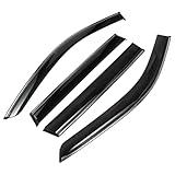 HEROFFIX 1 Satz Fensterabweiser für Honda CR-V 2023-2024 Seitliche Fensterwindabweiser Schwarz