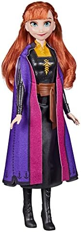 Disney F0797 2 Frozen Shimmer Anna Fashion Doll, Skirt, Shoes, and Long Red Hair, Toy for Kids 3 Years Old and Up