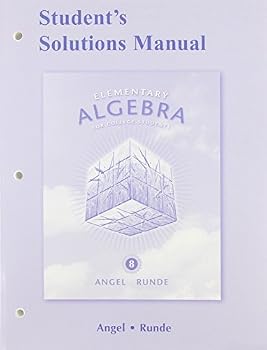 Student Solutions Manual for Elementary Algebra for College Students