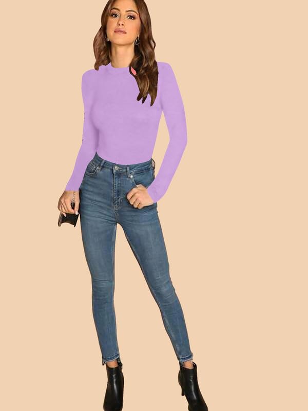 Image of Dream Beauty Fashion Women's Casual Round Neck Long Sleeves Stylish Top, 23 inch inches (Top Empire-06)