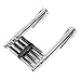 4 Step Boat Ladder, Stainless Steel Telescopic 4 Step Pontoon Boat Ladder, Extendable Dock Ladder for a Pontoon, Max. Load 900 Pound Capacity Marine Telecoping Ladder for Boat Yacht/Swimming Pool