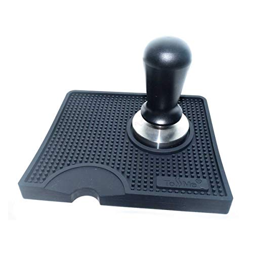 ToSSme Café tamper Tamping esquina alfombrilla antideslizante almohadilla de silicona Inicio cocina café barra accesorio Alfombrilla de café mate, Tamper de café mate, Alfombrilla de café - Imagen 4