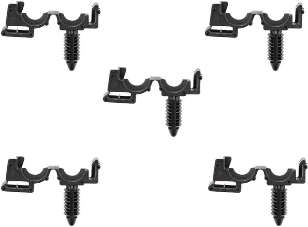 10/100個 12040984 黒ナイロン製ワイヤールームルーティングクリップ 分割式 コンジットハーネス対応 自動車用ファスナー