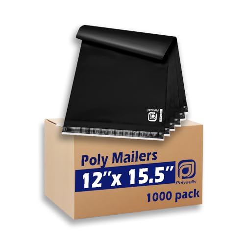 POLYSELLS 12x15.5C` ubN |[[ zp ͔SV[ h jɂ ߗށA{AANZT[p̗X֗pobO 1000