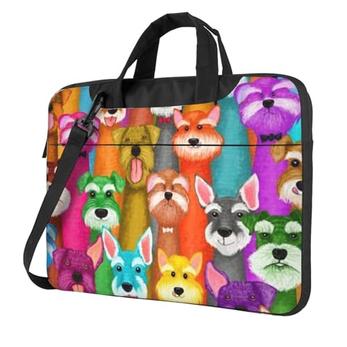 Sac pour ordinateur imprimé chien convertible idéal pour le bureau et les voyages