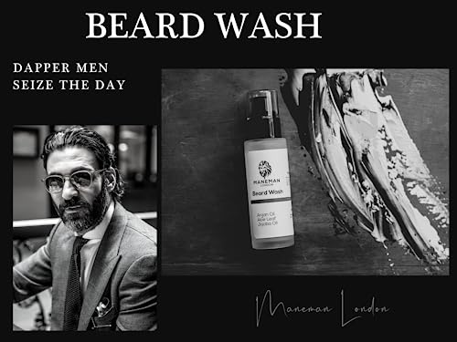 Maneman-London-Beard-Wash-Moisturises-Cleans-and-Conditions-Beard-Natural-and-organic-Argan-Jojoba-Aloe-Vera-oil-Vitamin-e-Mens-Gift-60mL