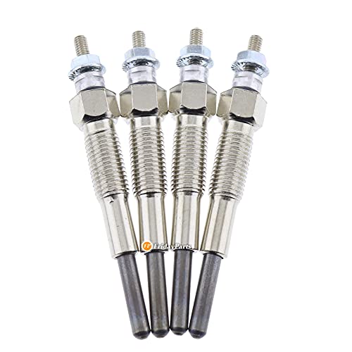 FridayParts 4 Pcs Glow Plug 185366190 TPN257 for Perkins Engine 403D-15 404D-22 403D-17 403C-15 404C-22 102-04 103-07 104-22