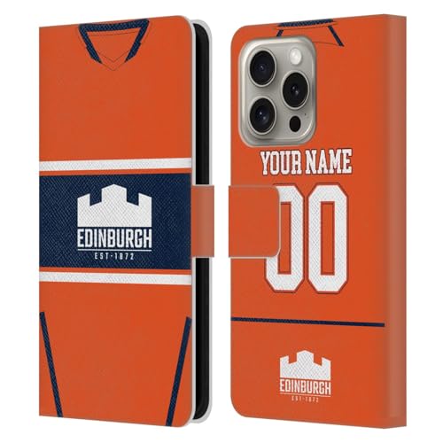 Étui en cuir iPhone 16 Pro Head Case Designs Edinburgh Rugby