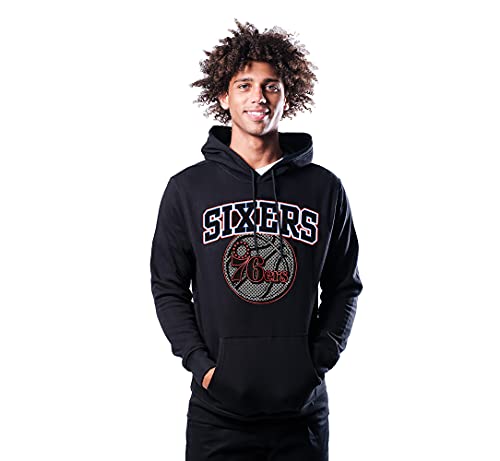 Sudadera con Capucha de Forro Polar de la NBA para Hombre, Hombre, GHM1867F-PH-BLK-XXL, Negro, XX-Large