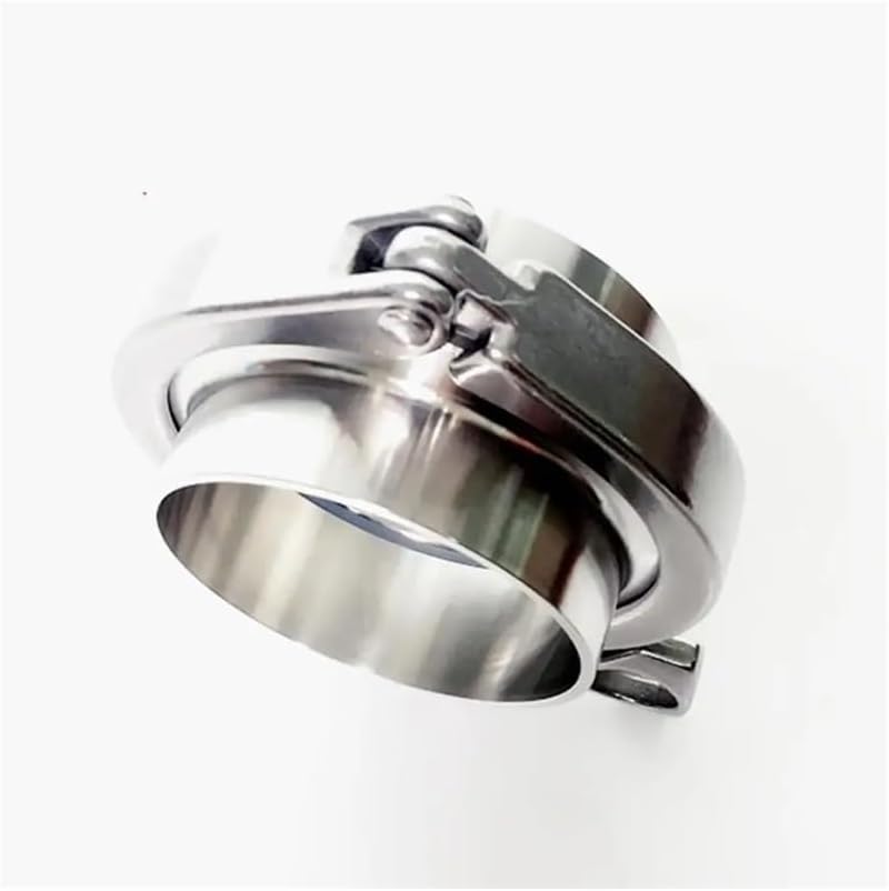 KOKYLEZN 2.5インチ トライクランプ x 60mm パイプ OD ステンレス SS304溶接フェルール2個 + SS304