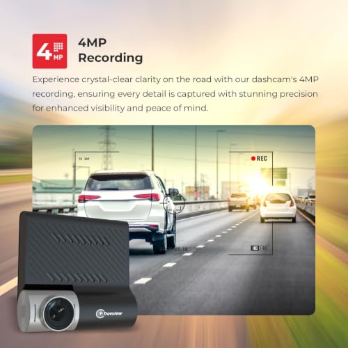 Image of 4G Dash Cam with Live Tracking | Trueview 4MP QHD, GPS