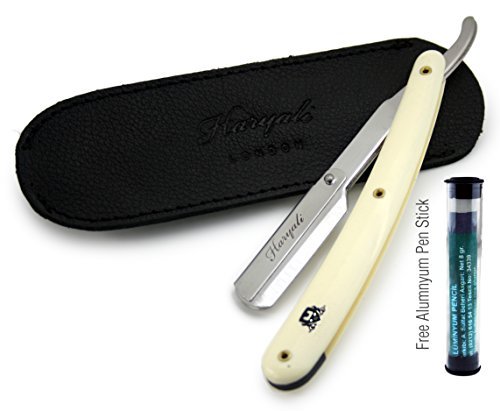 Ivory Colour Shavette/Cut Throat Razor(No Blades Included) for Men. Razor Made for All Kind of Shave.