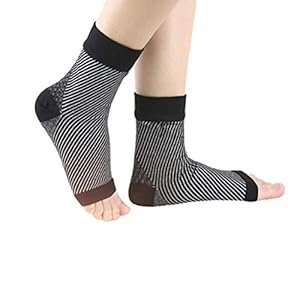 Healifty Plantar Fasciitis Sleeves Socks enkelcompressie-ondersteuning enkelcompressiesokken voor boogondersteuning…