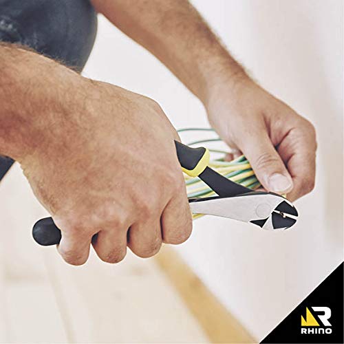RHINO Diagonal Cutting Pliers with Angled Handle - Image 4
