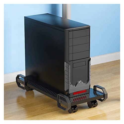 Support de tour d'ordinateur CPU chariot de bois accessoires informatiques S - 7