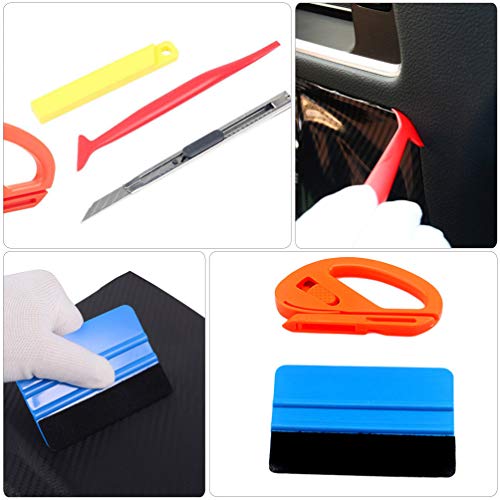 VICASKY 10Pcs Envoltório Do Vinil Do Carro Kit de Ferramentas Filme Auto Envoltório Etiqueta Do Carr