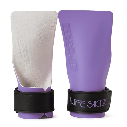 LIFE SKIZ Calleras para Crossfit Hombre y Mujer.Cross Training, Guantes calistenia, dominadas, Protección Manos, Agarre Antideslizante.