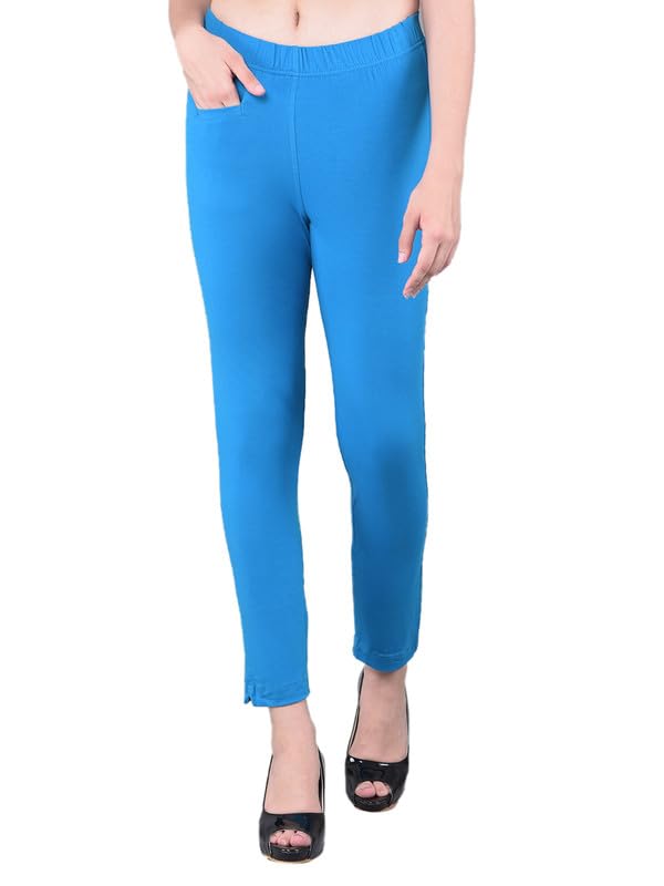 Image of Comfort Lady Women Cotton Blend Regular Fit for Casual,Formal and Daily Use Kurti Pants with Front Pocket