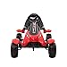 Produktbild Kinder Go Karts Pedal Powered Fahrrad 4 Rad Racer Spielzeug Stealth Pedal Powered Outdoor Beach Racer, Rot02