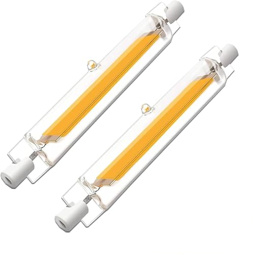 Hsientpe - Lote de 2 bombillas LED R7S, 118 mm, regulable, 20 W, equivalente a bombilla halógena de 118 mm, 200 W, sin parpadeo, blanco natural, 4500 K, 2000 lúmenes, 360 °, CA 220 – 240 V