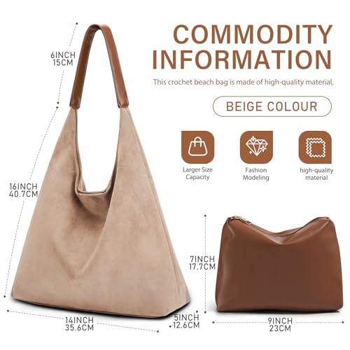Set de 2 Bolsos Veganos para Mujer: Hobo y Tote miniatura 4