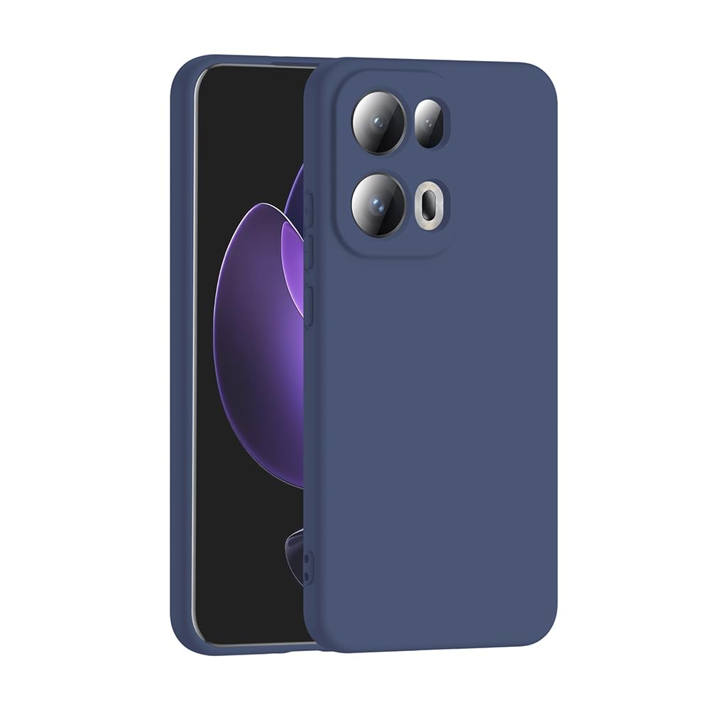 Zore Oppo ile uyumlu Reno 13 Pro Kılıf Zore Mara Lansman Kapak Lacivert