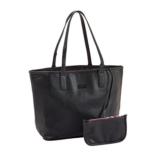 MOOS Bolso Con Cartera Billetera Moos "Capsula" Black Oficial 480x160x300mm"