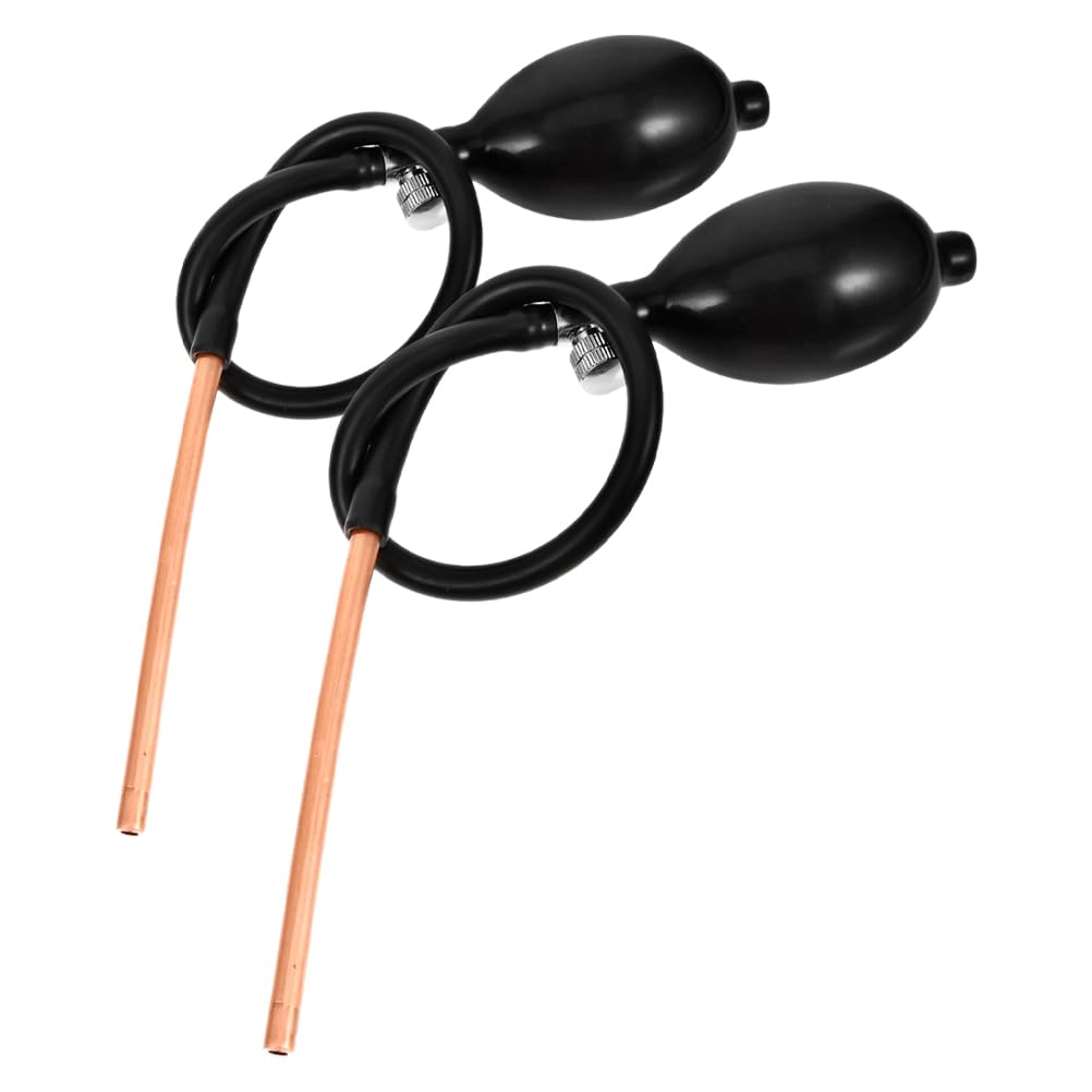 Toyvian 2 Piezas Bomba de Soplado de Azúcar Tubo Alargado para Arte de Dulces, Herramienta Manual para Decorar Galletas y Repostería, Kit Versátil para Fondant y Pastelería