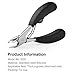 MR.GREEN Precision Toenail Clippers for Thick or Ingrown Toenails, Heavy Duty Stainless Steel Cuticle Trimmer, Fingernail Clipper for Seniors