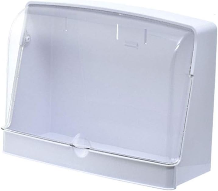Bathroom Wall Hanger Dust Proof and Waterproof Transparent Flap Storage Box Cosmetic Shelf Bathroom Storage Rack (Color : C) (C)