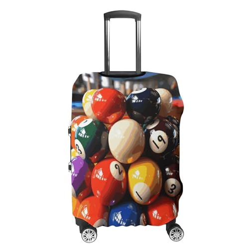 Color Billiards Printed Luggage Cover Protector, Fits 18-32 Inch Luggage4