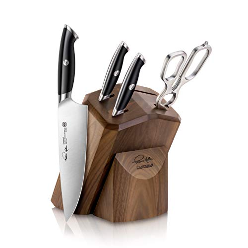 Cangshan 1024708 Thomas Keller Signature Collection 5-Piece Knife Block Set