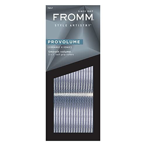 Fromm Provolume 2" Ceramic Ionic Hair Rollers, Pack Of 3 #TOP5