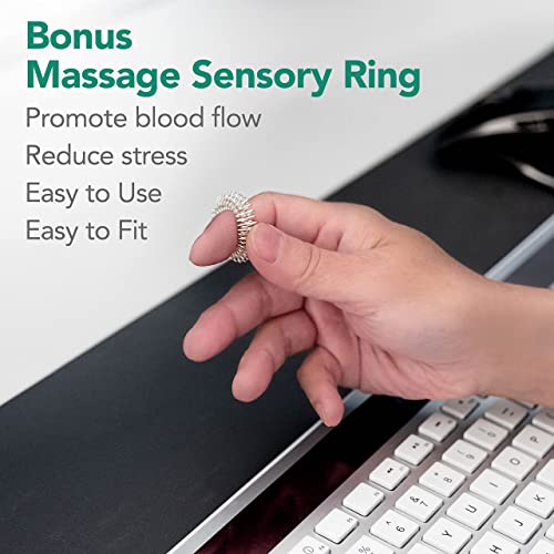 Duddy-Cam™ Fidget Pad 8 Features, Handheld Fidget Retro Controller Game Pad, Focus Toy, Anxiety Stress Relief Sensory For Children, Adults Add Adhd & Skin Picker + Ring (Black) #TOP6