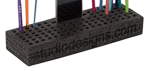 Studio Designs Tisch-Organizer aus flexiblem Schaumstoff für Marker 10 mm Slots Cover