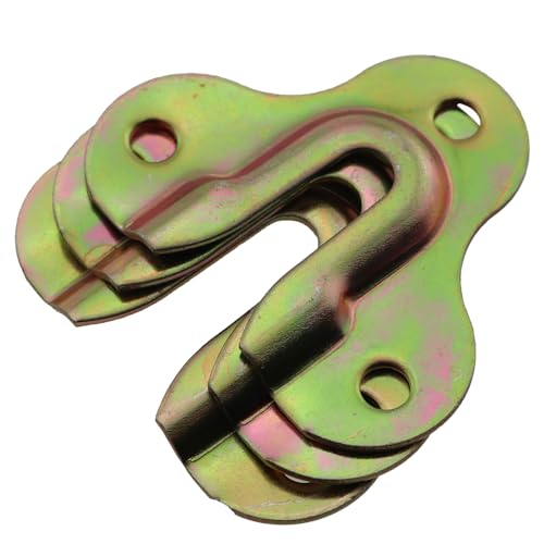 Image of 10PCS Butterfly Hanging Piece Iron Colour Zinc Keyhole Hanger 50x43x4.5mm Mirror Rack Hanger Cup Key Sleeve Hanger Wooden Board Wall Mount Single Keyhole Hanger with Screws