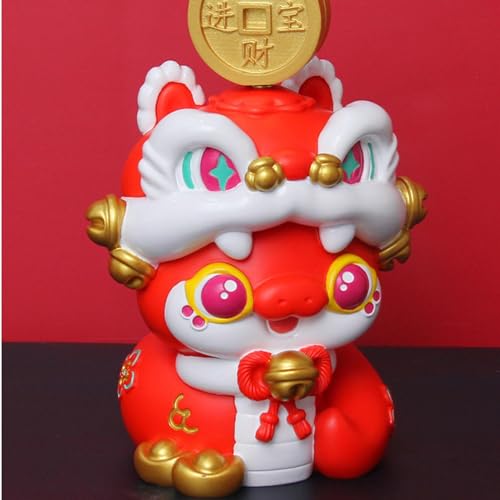 Banque de pièces pour le Nouvel An chinois 2025 en forme de statue