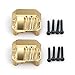 2PCS Brass Diff Cover Work on Front and Back Axel's for Axial SCX10 ii D90 90046 90047 RC Crawler Car