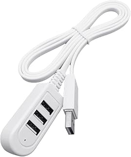 GRABLOOM 3 in 1 Splitter USB Multi-Function 3A Charger Portable Converter Extension Line Expansion Multi-Port HUB Data Cable 3 Port USB Hub USB Speed Hub Splitter for Laptop